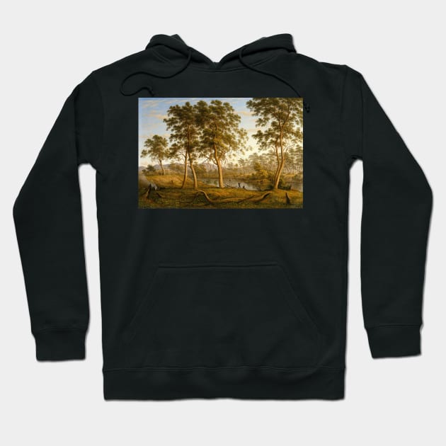 natives on the ouse river van diemen s land 1838 - John Glover Hoodie by Kollagio